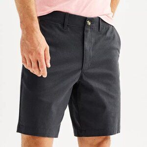 Sonoma 9-in. Flexwear Flat Front Shorts, Carbon Copy, Size: 42